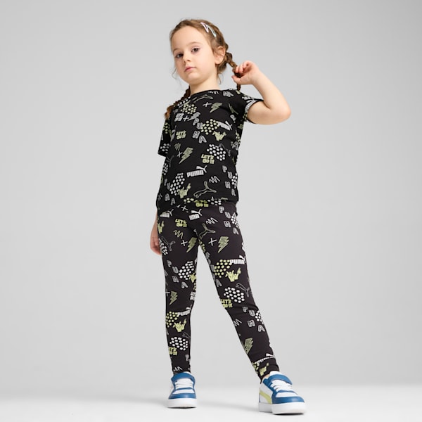Puma girls' core leggings junior top